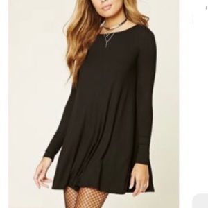 Long-Sleeve Swing Dress 🖤